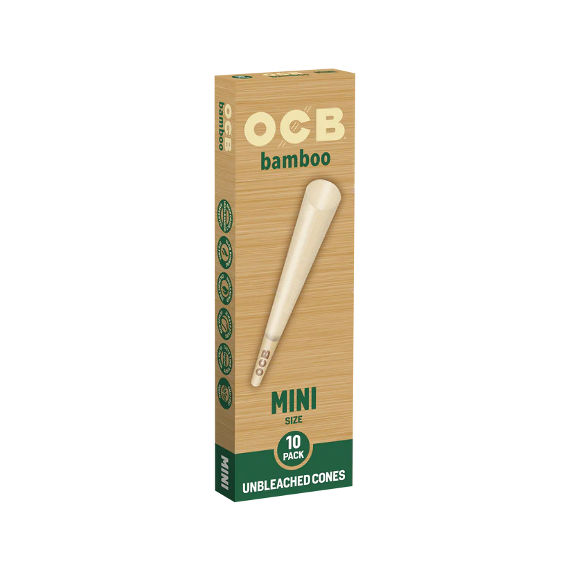 OCB BAMBOO UNBLEACHED MINI CONES