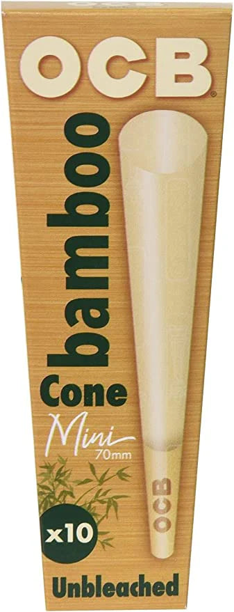 OCB BAMBOO UNBLEACHED MINI CONES
