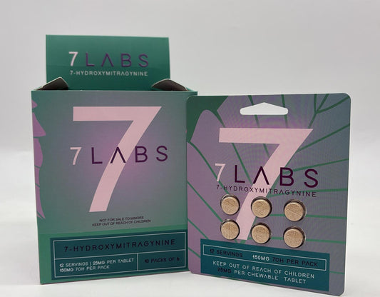 7 LABS FAST CHEWABLE TABLET 25MG - 10 PACKS OF 6
